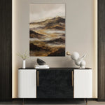 Abstract 1872 Canvas Art 60 x 40 cm / Black