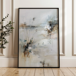 Abstract 1873 Canvas Art 60 x 40 cm / Black