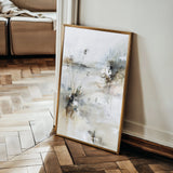 Abstract 1873 Canvas Art 60 x 40 cm / Black