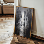 Abstract 1874 Canvas Art 60 x 40 cm / Black