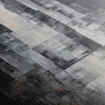 Abstract 1874 Canvas Art 60 x 40 cm / Black