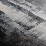 Abstract 1874 Canvas Art 60 x 40 cm / Black