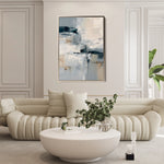 Abstract 1875 Canvas Art 60 x 40 cm / Black