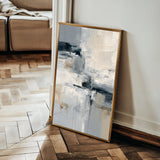 Abstract 1875 Canvas Art 60 x 40 cm / Black