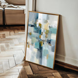 Abstract 1877 Canvas Art 60 x 40 cm / Black