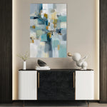 Abstract 1877 Canvas Art 60 x 40 cm / Black
