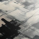 Abstract 1879 Canvas Art 60 x 40 cm / Black