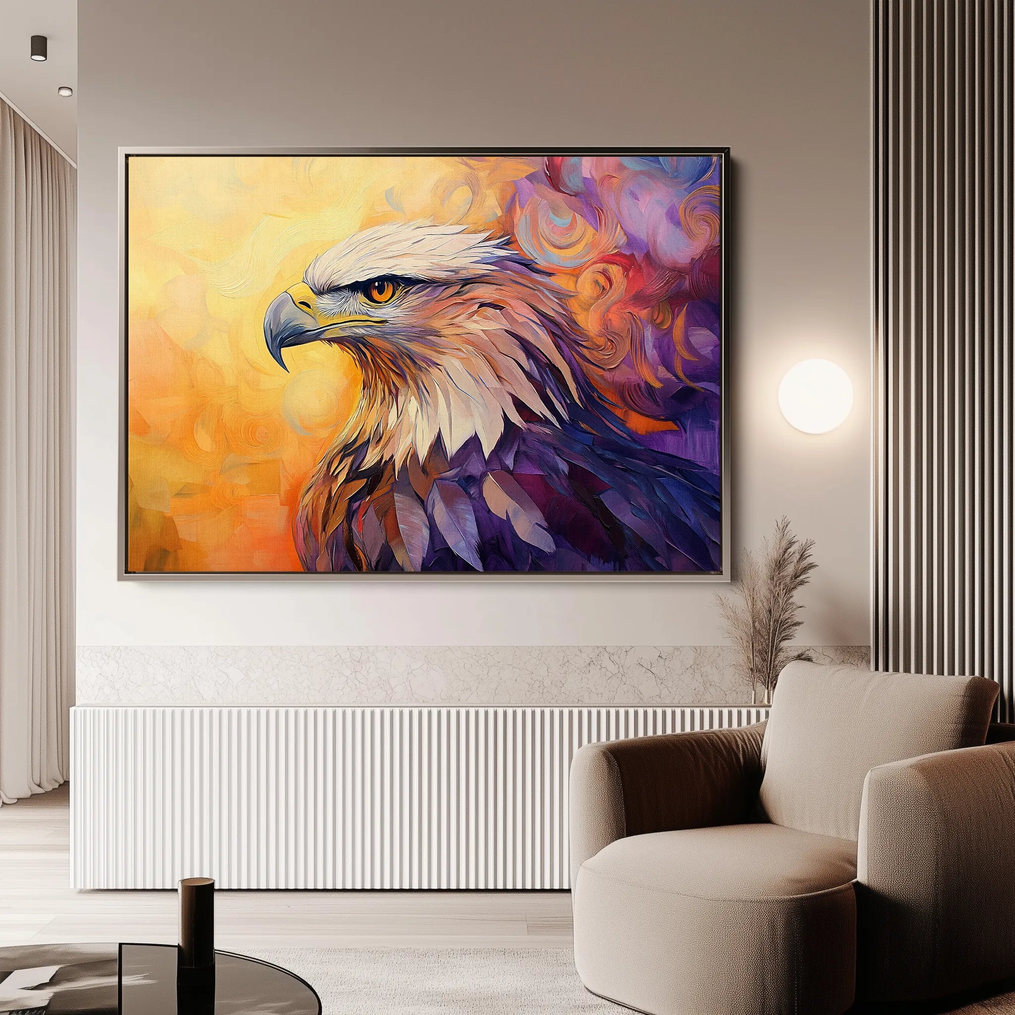 Animals 188 Canvas Art 60 x 40 cm / Black