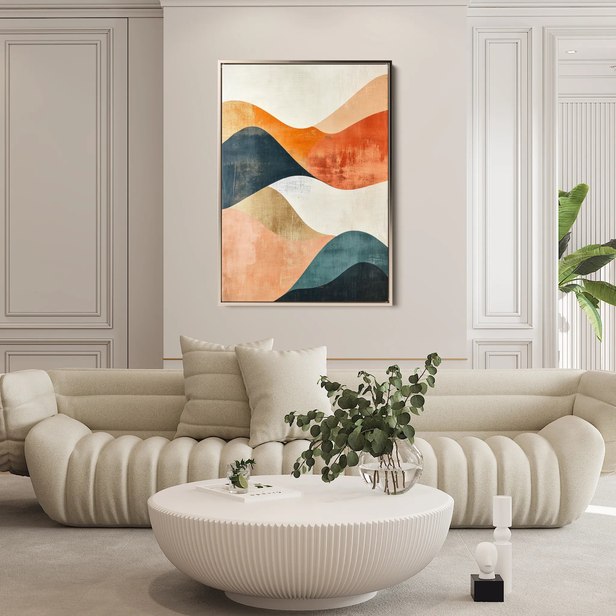 Boho 188 Canvas Art 60 x 40 cm / Black