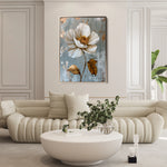 Floral 188 Canvas Art 60 x 40 cm / Black