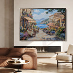 Landscape 188 Canvas Art 60 x 40 cm / Black