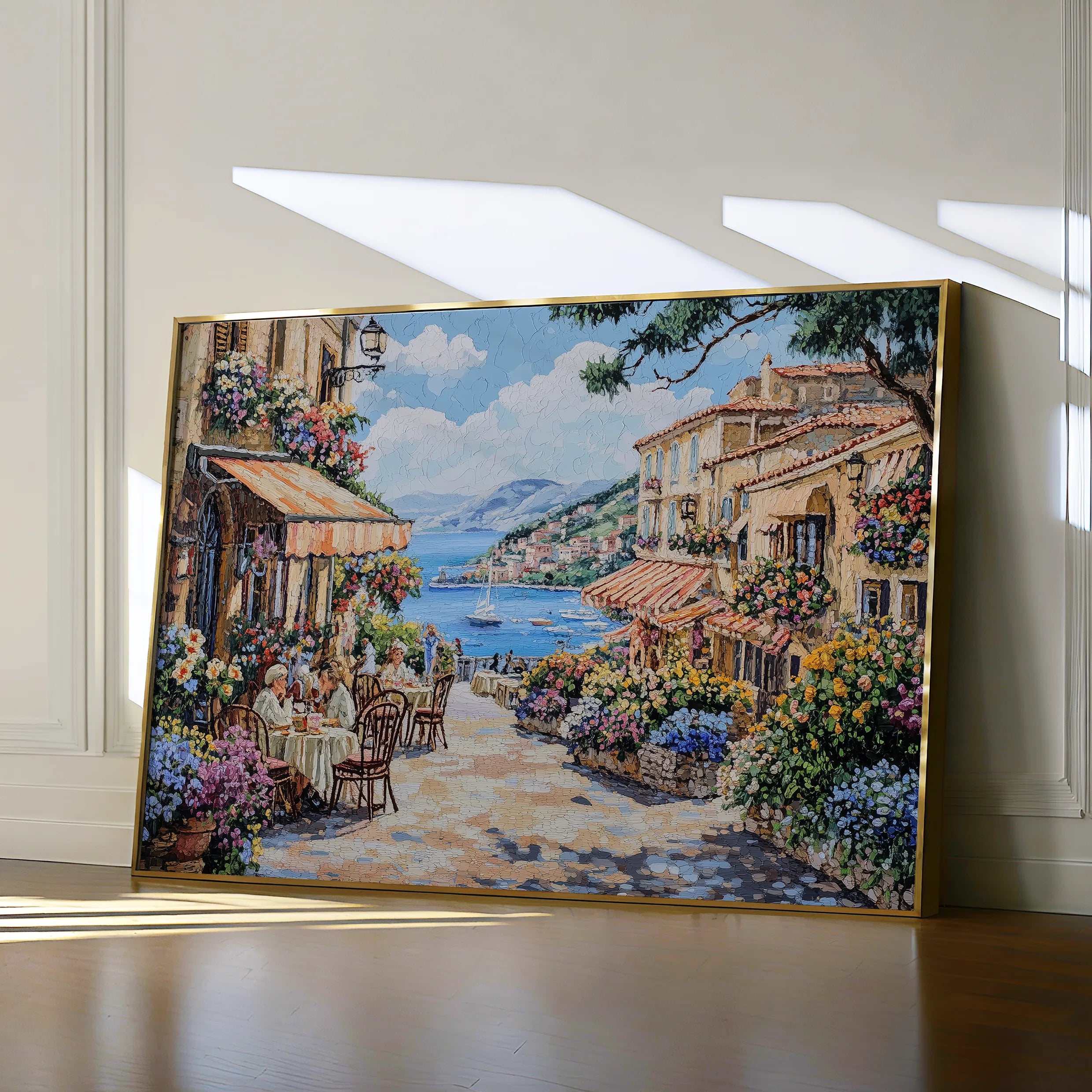 Landscape 188 Canvas Art 60 x 40 cm / Black