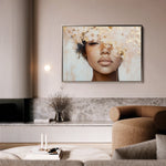Portrait 188 Canvas Art 60 x 40 cm / Black