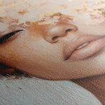 Portrait 188 Canvas Art 60 x 40 cm / Black
