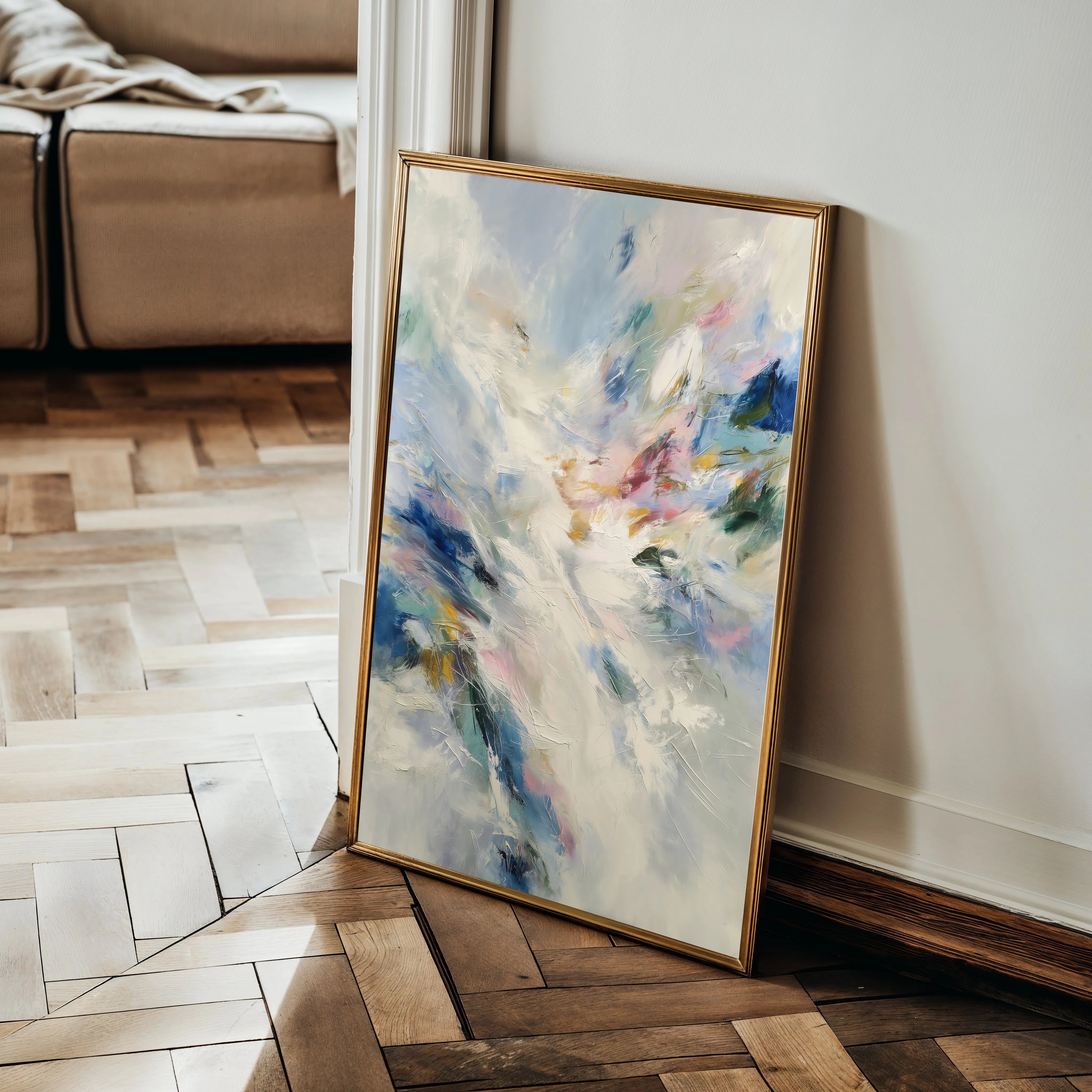 Abstract 1880 Canvas Art 60 x 40 cm / Black