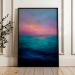 Abstract 1881 Canvas Art 60 x 40 cm / Black
