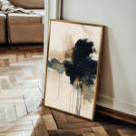 Abstract 1882 Canvas Art 60 x 40 cm / Black