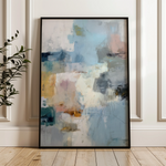 Abstract 1883 Canvas Art 60 x 40 cm / Black