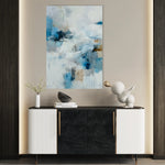 Abstract 1884 Canvas Art 60 x 40 cm / Black