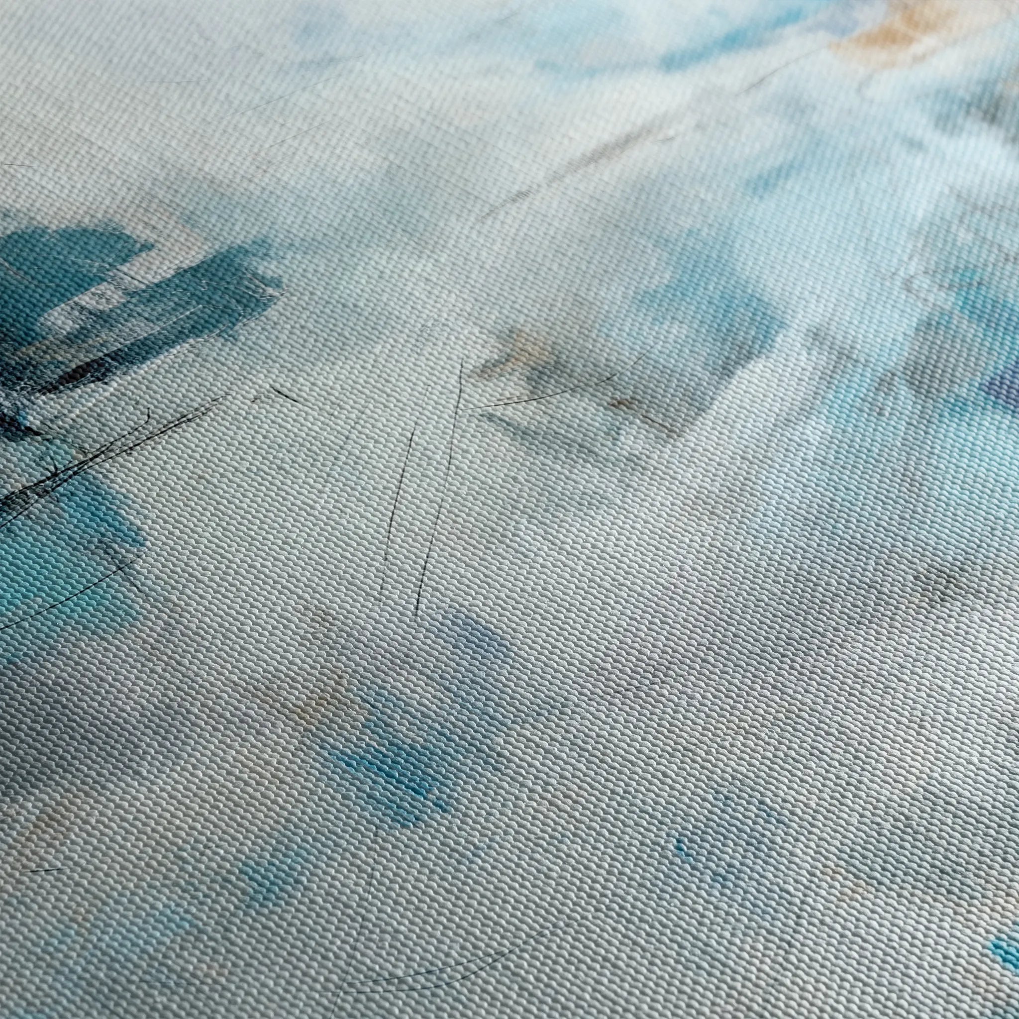 Abstract 1884 Canvas Art 60 x 40 cm / Black