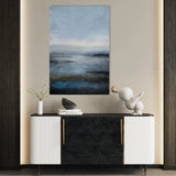 Abstract 1886 Canvas Art 60 x 40 cm / Black