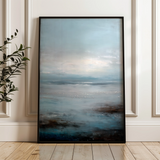 Abstract 1889 Canvas Art 60 x 40 cm / Black