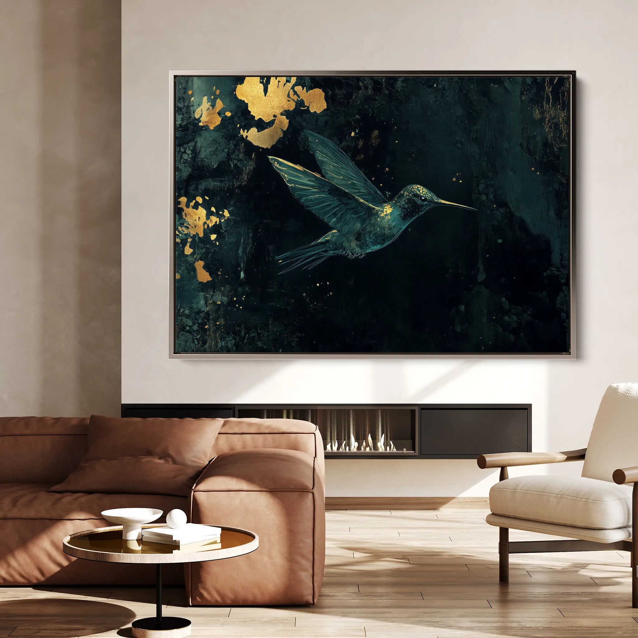 Animals 189 Canvas Art 60 x 40 cm / Black