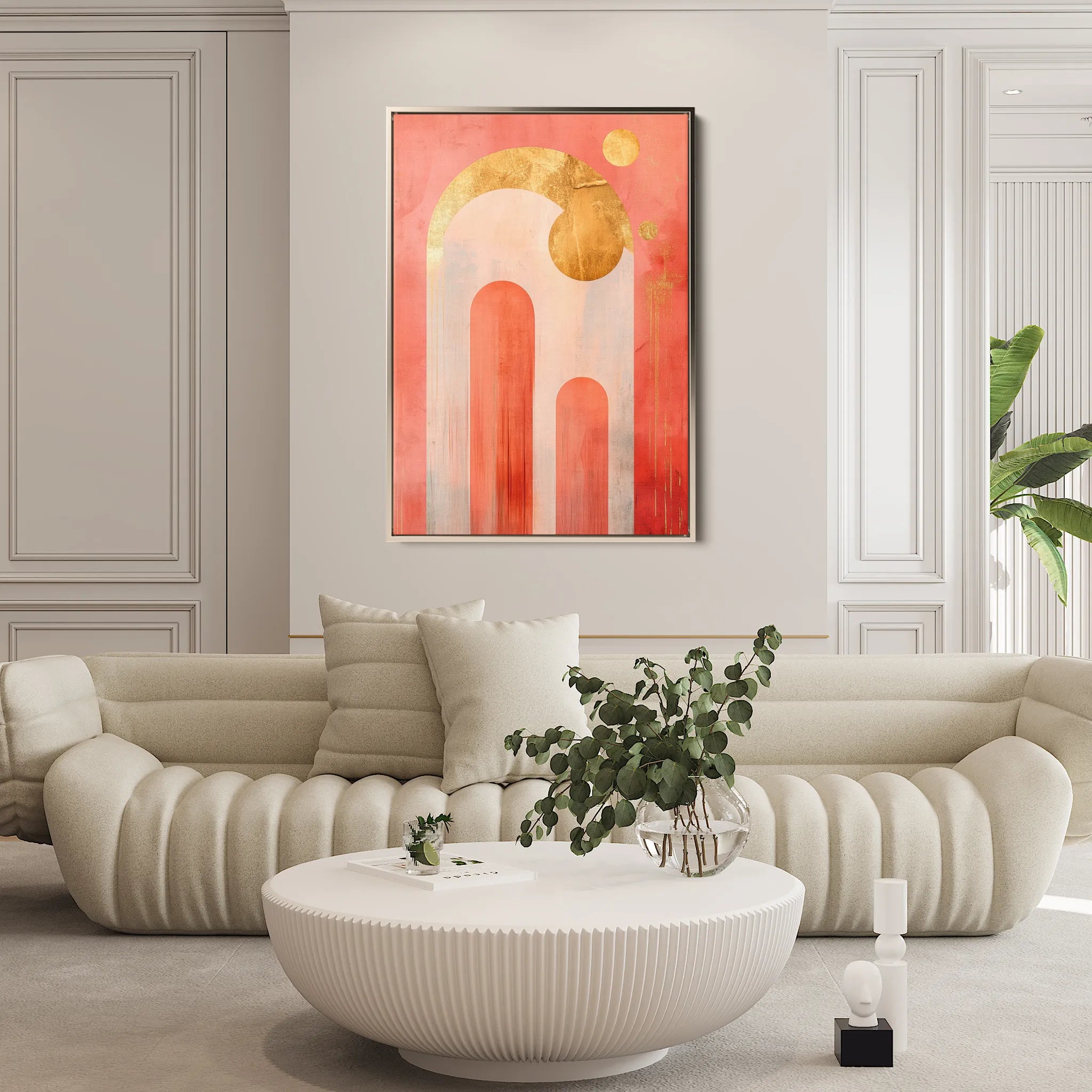 Boho 189 Canvas Art 60 x 40 cm / Black