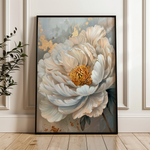 Floral 189 Canvas Art 60 x 40 cm / Black