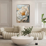 Floral 189 Canvas Art 60 x 40 cm / Black