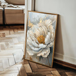 Floral 189 Canvas Art 60 x 40 cm / Black