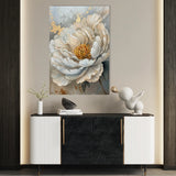 Floral 189 Canvas Art 60 x 40 cm / Black