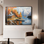 Landscape 189 Canvas Art 60 x 40 cm / Black