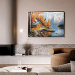 Landscape 189 Canvas Art 60 x 40 cm / Black