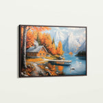 Landscape 189 Canvas Art 60 x 40 cm / Black