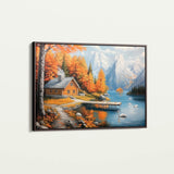 Landscape 189 Canvas Art 60 x 40 cm / Black