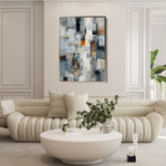 Abstract 1890 Canvas Art 60 x 40 cm / Black