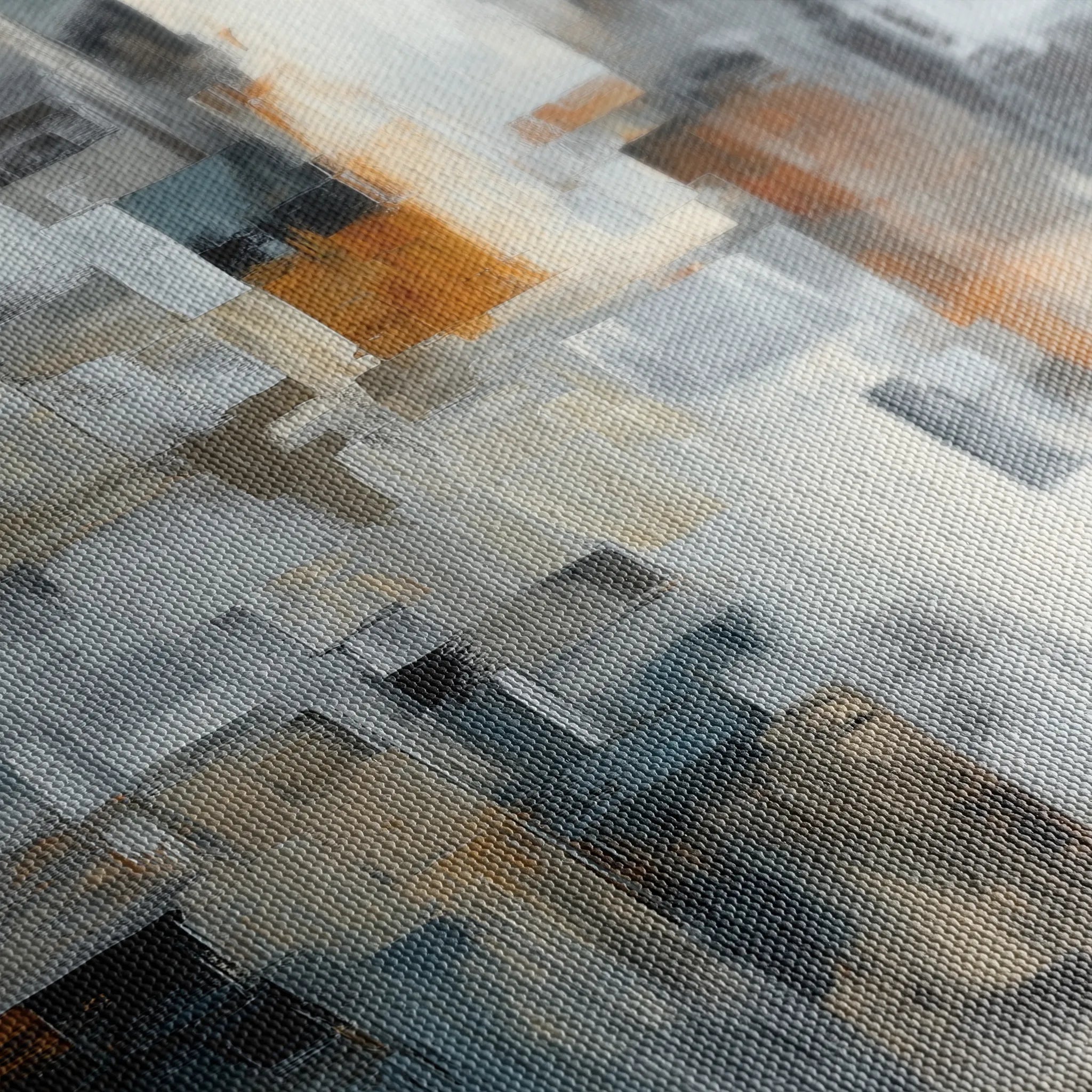 Abstract 1890 Canvas Art 60 x 40 cm / Black