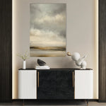 Abstract 1891 Canvas Art 60 x 40 cm / Black