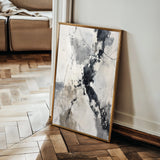 Abstract 1893 Canvas Art 60 x 40 cm / Black