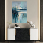 Abstract 1895 Canvas Art 60 x 40 cm / Black