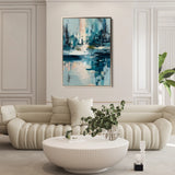 Abstract 1896 Canvas Art 60 x 40 cm / Black