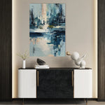 Abstract 1896 Canvas Art 60 x 40 cm / Black