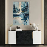Abstract 1896 Canvas Art 60 x 40 cm / Black