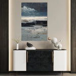 Abstract 1897 Canvas Art 60 x 40 cm / Black