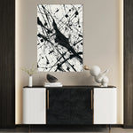 Abstract 1899 Canvas Art 60 x 40 cm / Black