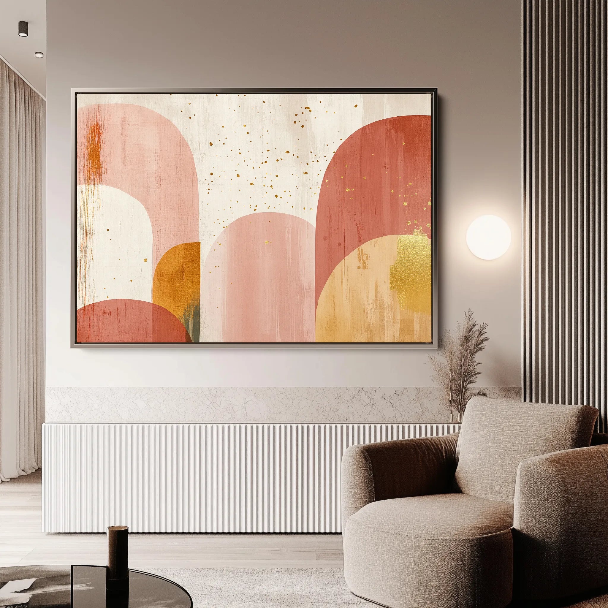Boho 190 Canvas Art 60 x 40 cm / Black