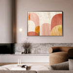 Boho 190 Canvas Art 60 x 40 cm / Black