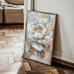 Floral 190 Canvas Art 60 x 40 cm / Black