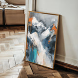 Abstract 1900 Canvas Art 60 x 40 cm / Black